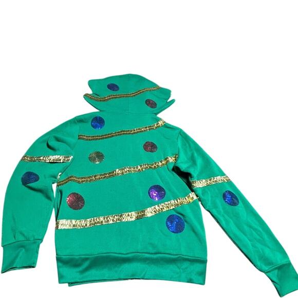 Mad Engine Extreme Christmas Tree hoodie NWT size mens Small - Picture 4 of 4